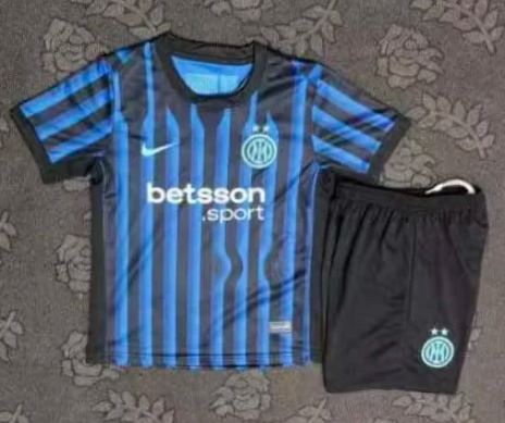 25/26 Inter Milan home kids Soccer Jersey