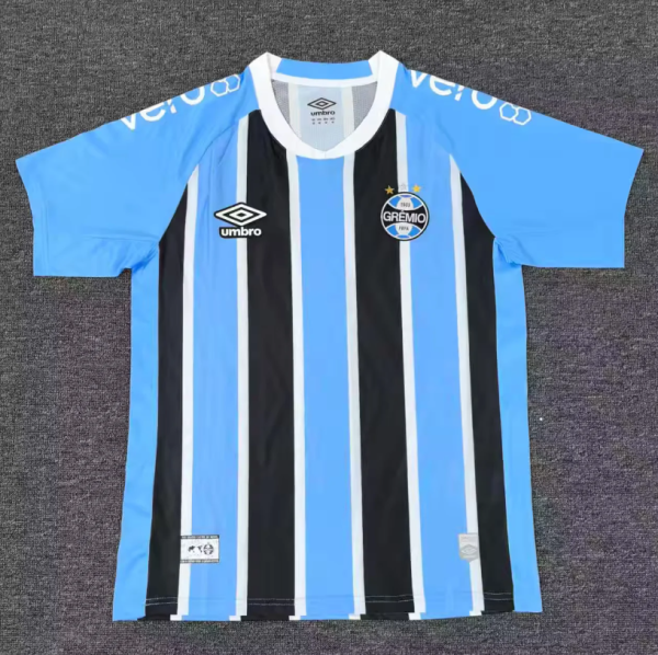 25/26 Gremio home Fan Version Soccer  Jersey