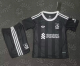 25/26  Liverpool Black goalkeeper Kids Soccer Jersey