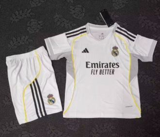25-26 Real Madrid home Fans Version Soccer Jersey