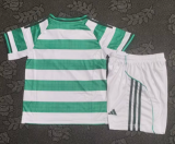 25/26 Celtic home kids Soccer Jersey