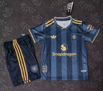 25-26 M-U second away  Fan Version Soccer Jersey