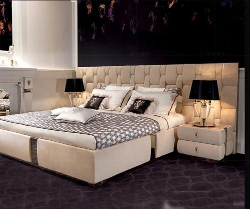 luxury italian bedroom set furniture king size modern italian latest double bed designer furniture set leather luxury bed