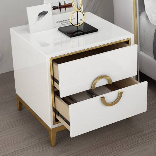 Light luxury bedside table bedroom simple modern storage