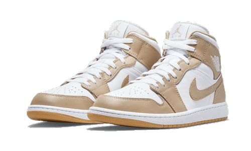 Air Jordan 1 Mid Tan Gum