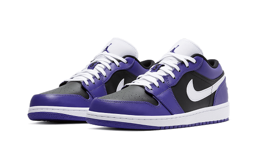 Air Jordan 1 Low Court Purple Black