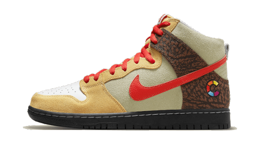 SB Dunk High Color Skates Kebab and Destroy