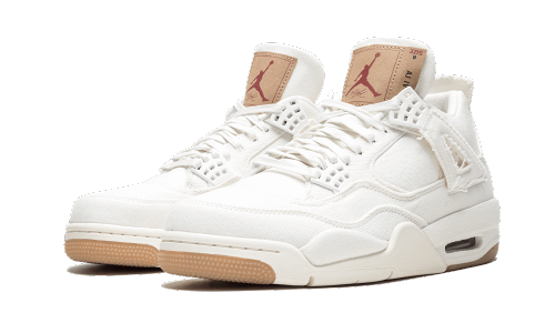 Air Jordan 4 Retro Levi's White