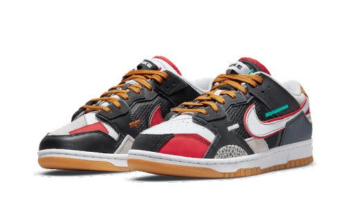 Dunk Low Scrap University Red