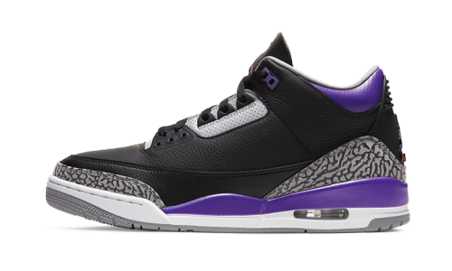 Air Jordan 3 Retro Black Court Purple