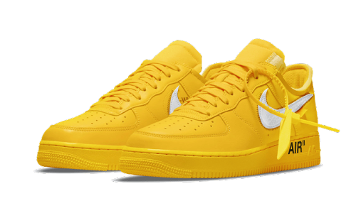 Air Force 1 Low Off-White University Gold Metallic Silver