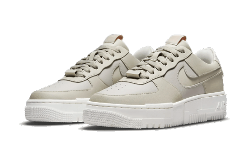 Air Force 1 Low Pixel Stone Bone Summit White