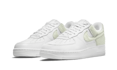 Air Force 1 Low White Pony Hair Heel