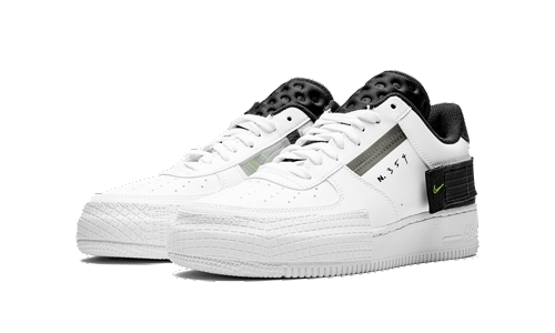 Air Force 1 Low Drop Type White Black Volt