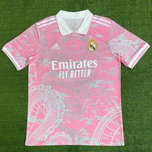 23/24 Real Madrid football jersey Dragon pattern pink