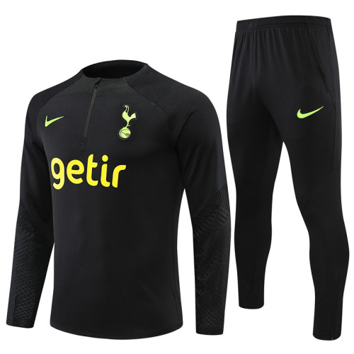 22/23 Tottenham Hotspur kids black training suit