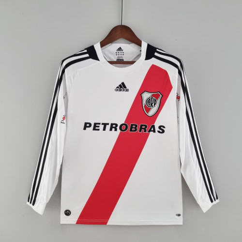 Retro River Plate 09/10 long sleeve home