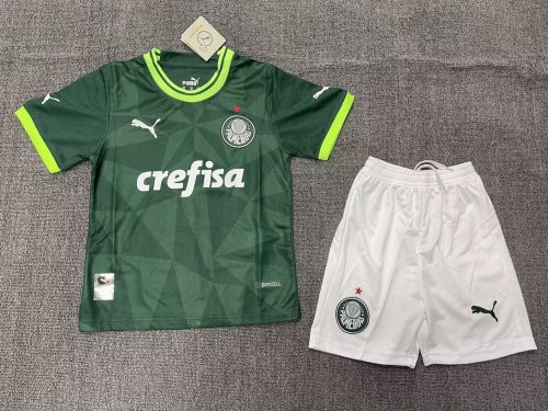 23/24 Sociedade Esportiva Palmeiras home kids kit with socks