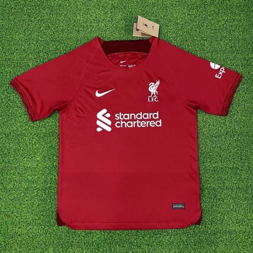 22/23 Liverpool home football jersey correct version