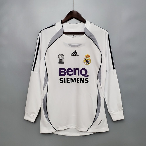Retro Real Madrid Long sleeve 06/07 home