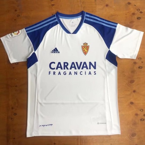 2022 2023 Real Zaragoza home football jersey