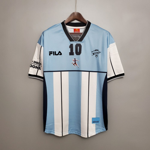 Retro 2001 Argentina Maradona #10 Commemorative Edition