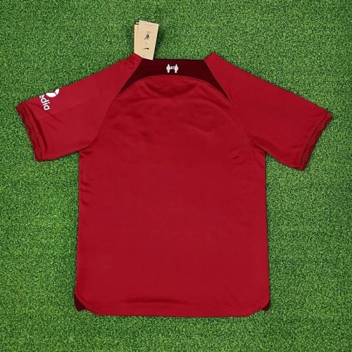 22/23 Liverpool home football jersey correct version