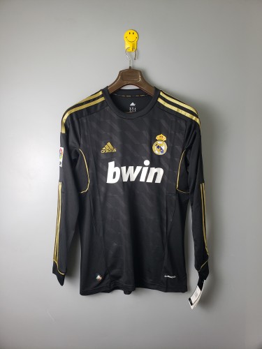Retro 2012 Real Madrid black long sleeves