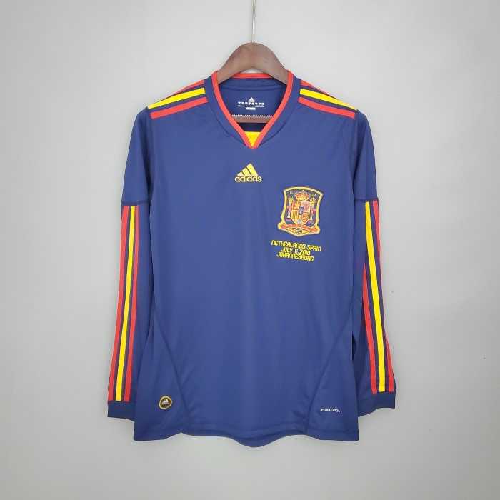 Retro long sleeve Spain 2010 away