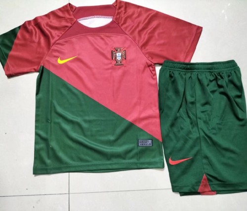 22/23 Portugal national home kids kit with sock