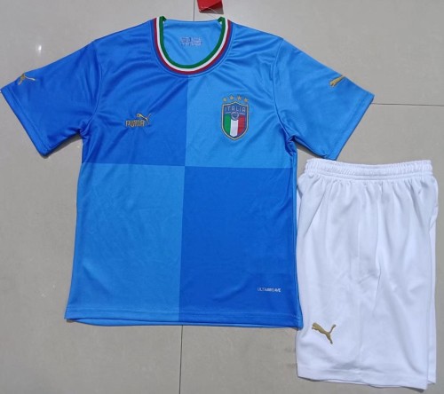 2022 Italy home kids kit with sock