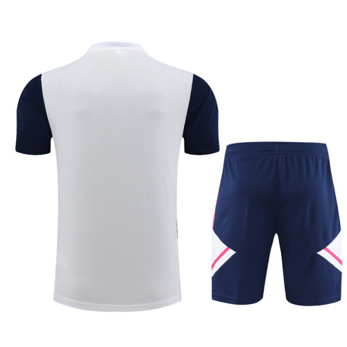 23/24 Arsenal Short sleeve white training suit