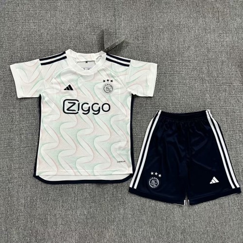 23/24 Ajax Away kids kit with sock
