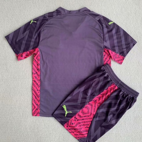 23/24 Manchester City kids kit Goalkeeper Purple
