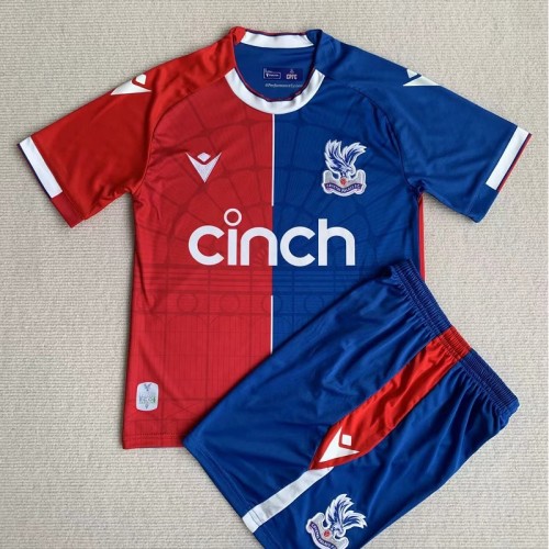 23/24 Crystal Palace home kids kit with sock