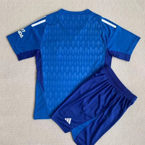 23/24 Arsenal Goalkeeper Kids kit with sock blue