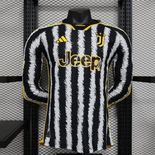 23/24 Juventus home Player version Long sleeve