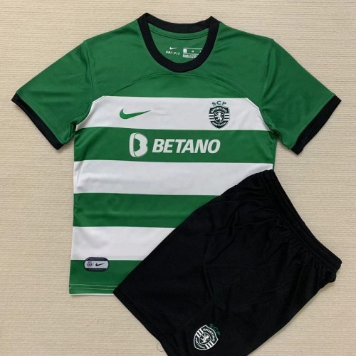 23/24 Sporting CP home kids kit with sock