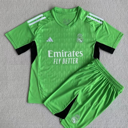 23/24 Real Madrid goalkeeper kids kit