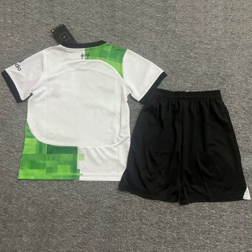 23/24 liverpool Away kids kit with socks