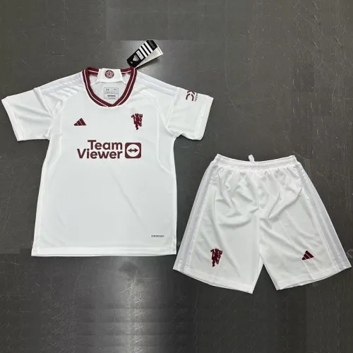 23/24 Manchester United third kids kit with sock