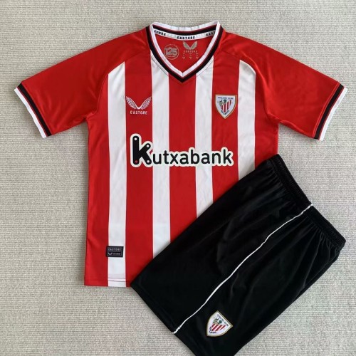 23/24 Athletic Bilbao home kids kit with sock
