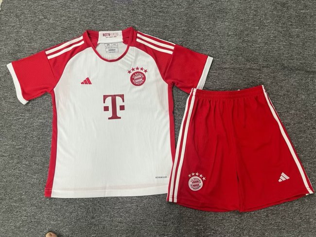 23/24 bayern munich home kids kit with socks