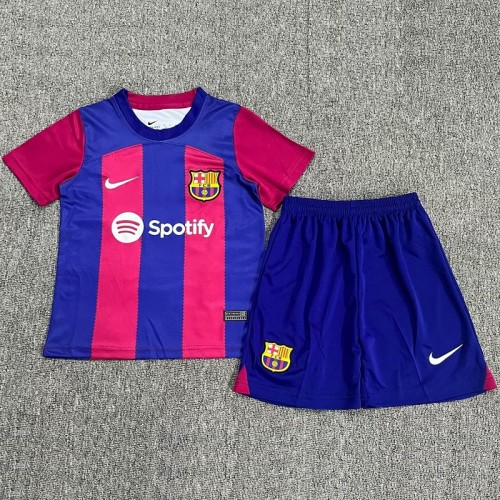 23/24 Barcelona home kids kit with socks