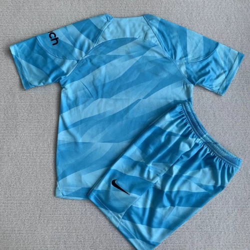 23/24 Tottenham Hotspur Goalkeeper kids kit blue