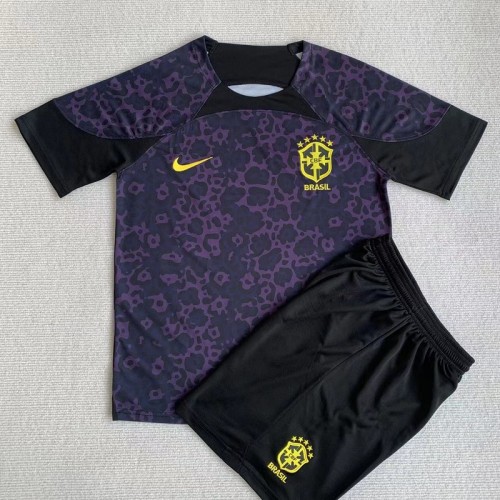 23/24 Brazil Goalkeeper kids kit with sock