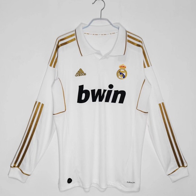 Retro 11/12 Real Madrid home Long sleeve