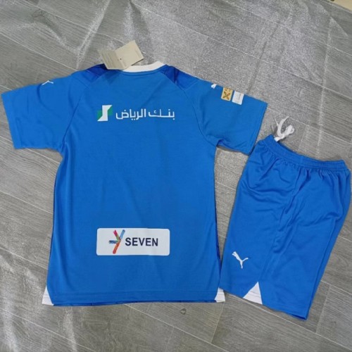 23/24 Al Hilal Saudi home kids kit with socks