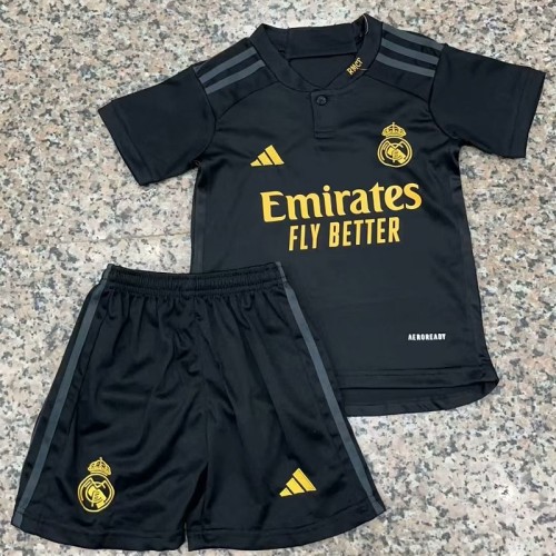 23/24 Real Madrid third kids kit with socks