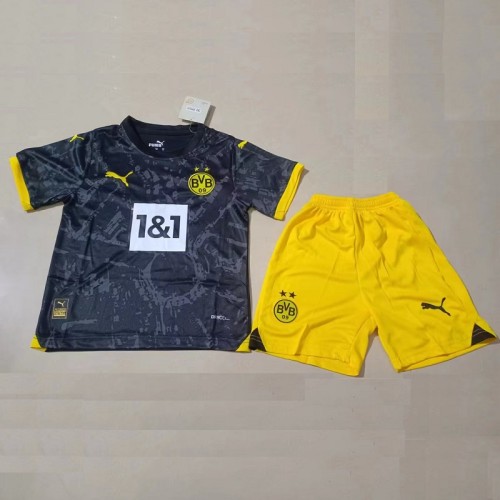 23/24 Borussia Dortmund Away kids kit with sock